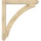 Ekena Millwork Thorton Arts and Crafts Rough Sawn Bracket w/ Offset Brace, Douglas Fir, 6"W x 40"D x 44"H BKT0604X40X44THR03RDF - alternate 2